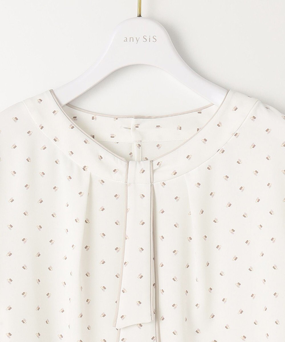ANY SIS S 【洗える】フロントボウタイ ブラウス 