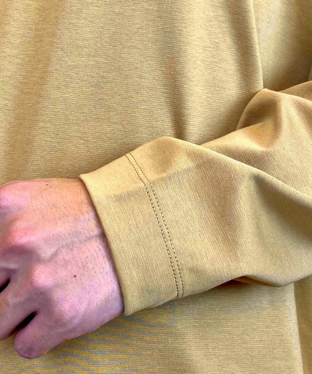 KASHIYAMA 【シルケット加工】コットンタートルネックカットソー 