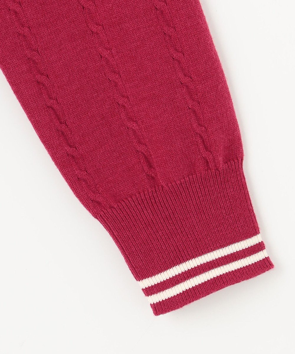 23区GOLF 【WOMEN】【洗える】ストレッチカラー ニット 