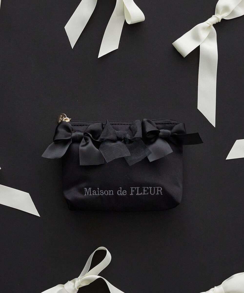 Maison de FLEUR リボンポーチ 