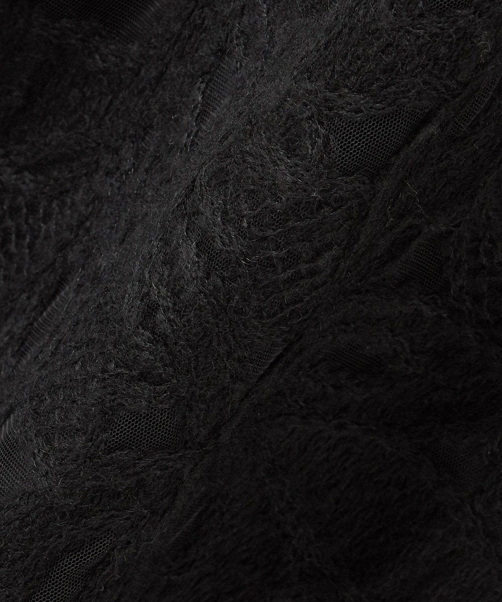 23区 【GOLD LABEL】チュールヘアリーエンブロイダリー スカート 