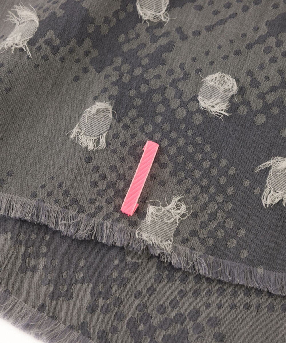 POLS コットン・キュプラ MIXTURE　フサスカーフ 