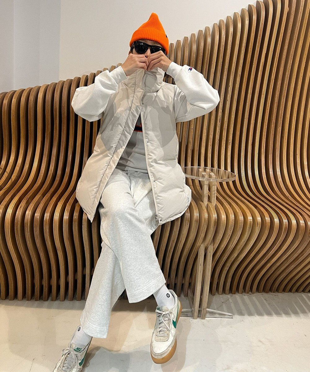 KWD 【日本製/高品質ダウン】STAND COLLAR DOWN VEST ダウンベスト 