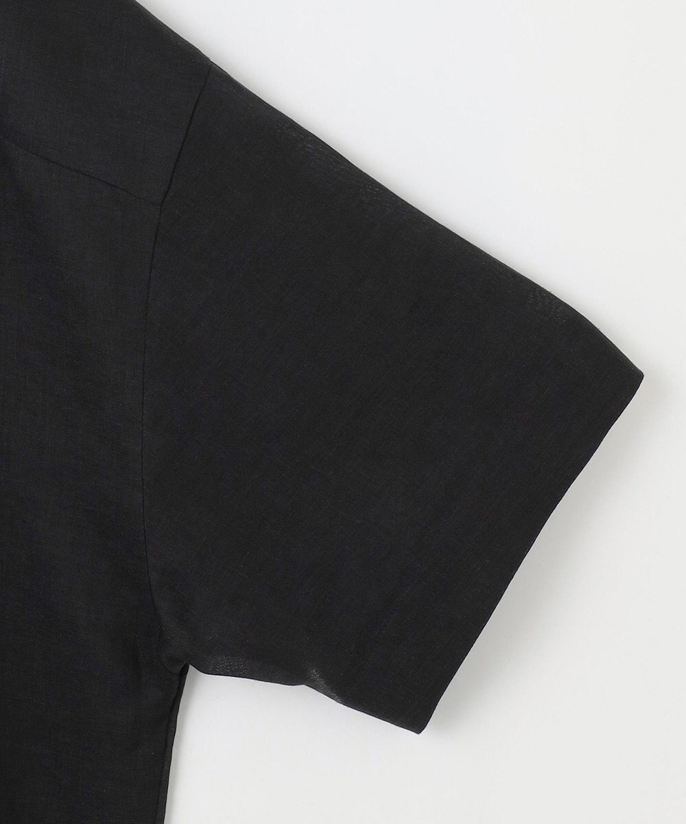 自由区 【カタログ掲載・WEB限定・接触冷感・洗える】シアーラミーローンシャツ ワンピース 