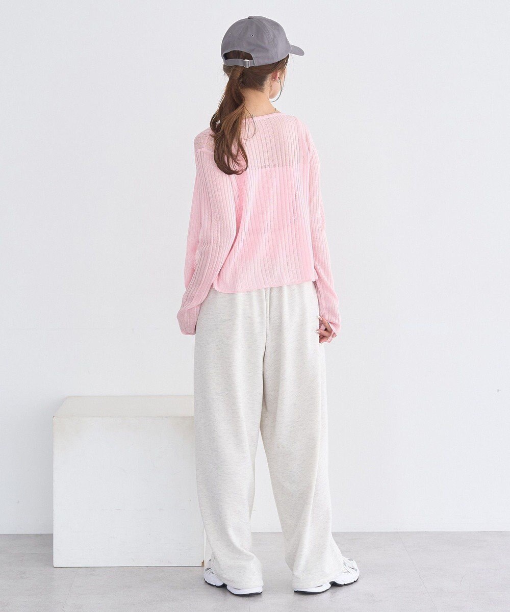 earth music&ecology レースリブキャミソール 