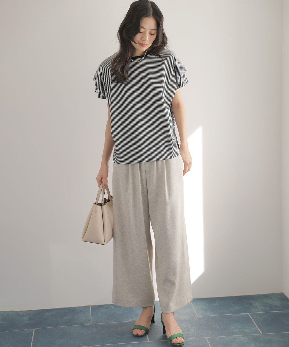 組曲 S GIZAコットンドルマンスリーブ Tシャツ 