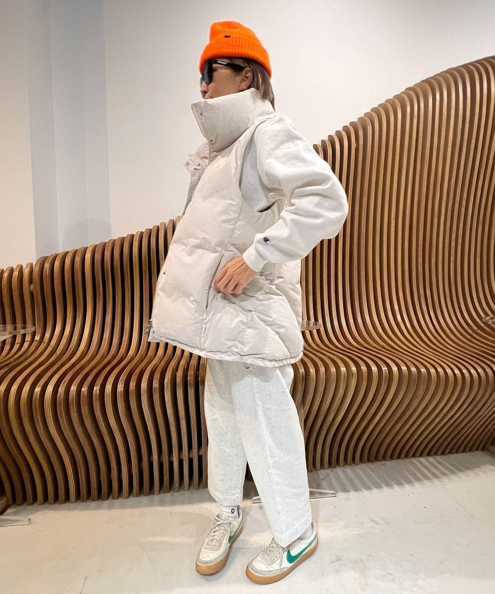 KWD 【日本製/高品質ダウン】STAND COLLAR DOWN VEST ダウンベスト 