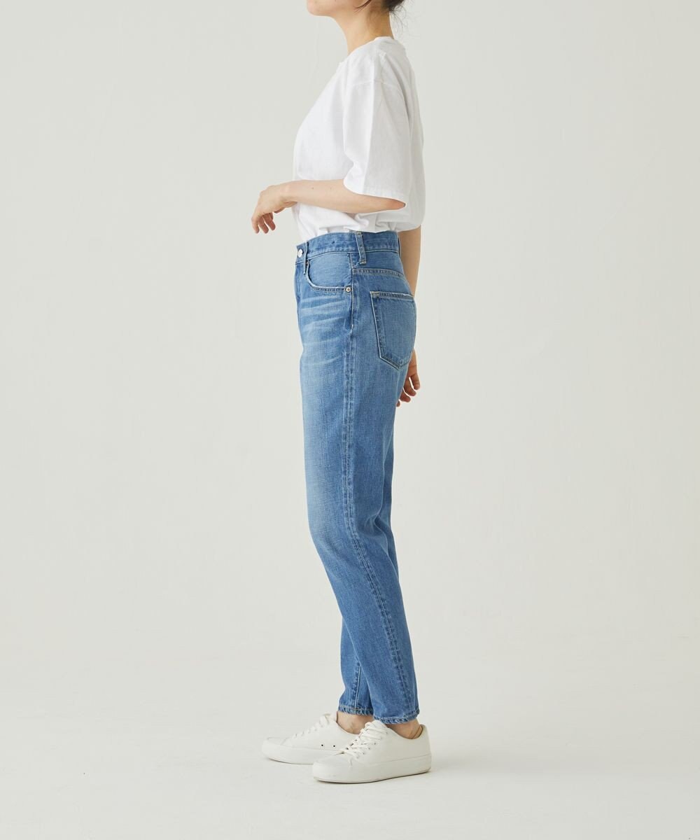 caqu FS relaxpencil Ⅱ 腰回りユッタリ テーパードデニム 