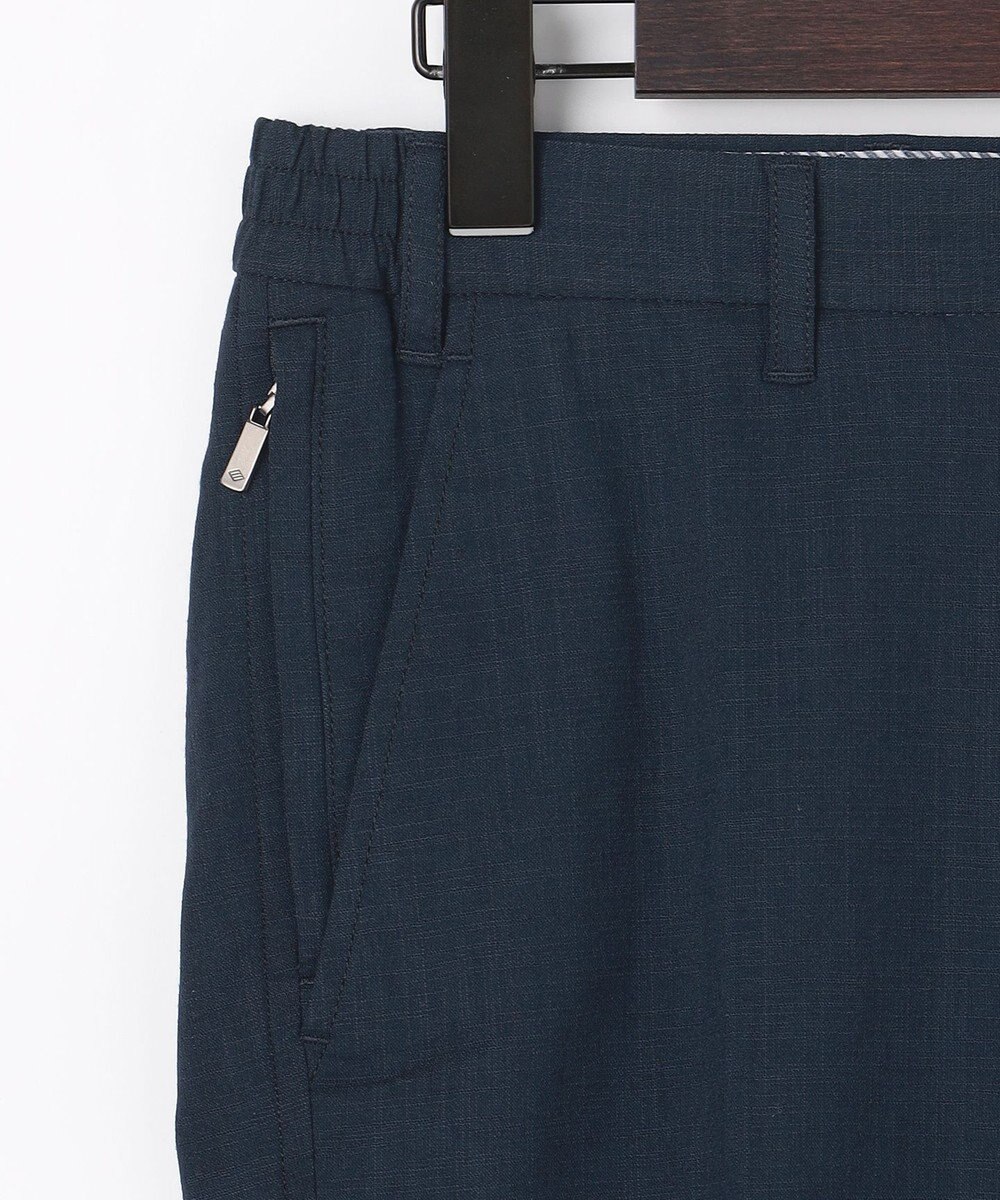 JOSEPH ABBOUD 【ウエストも伸びる!/清涼/ストレッチ】スラブストレッチ パンツ 