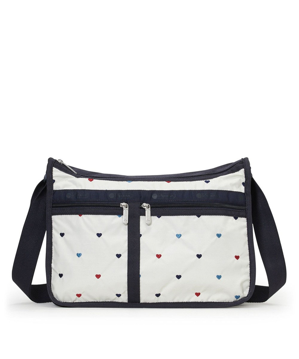 LeSportsac DELUXE EVERYDAY BAG/トリコロールハートエンブロイダリー 