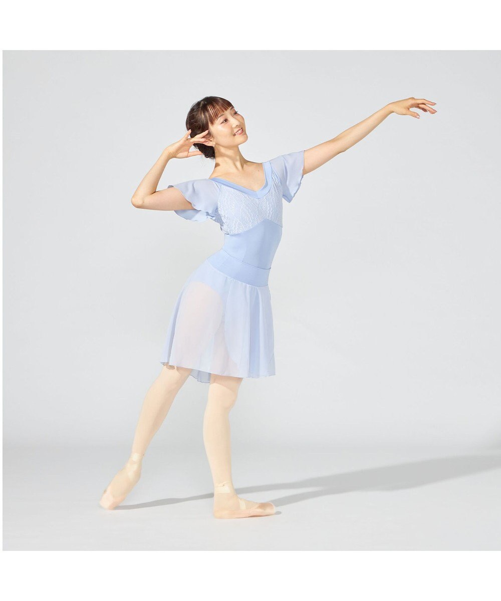 Chacott フレアスリーブレオタード 