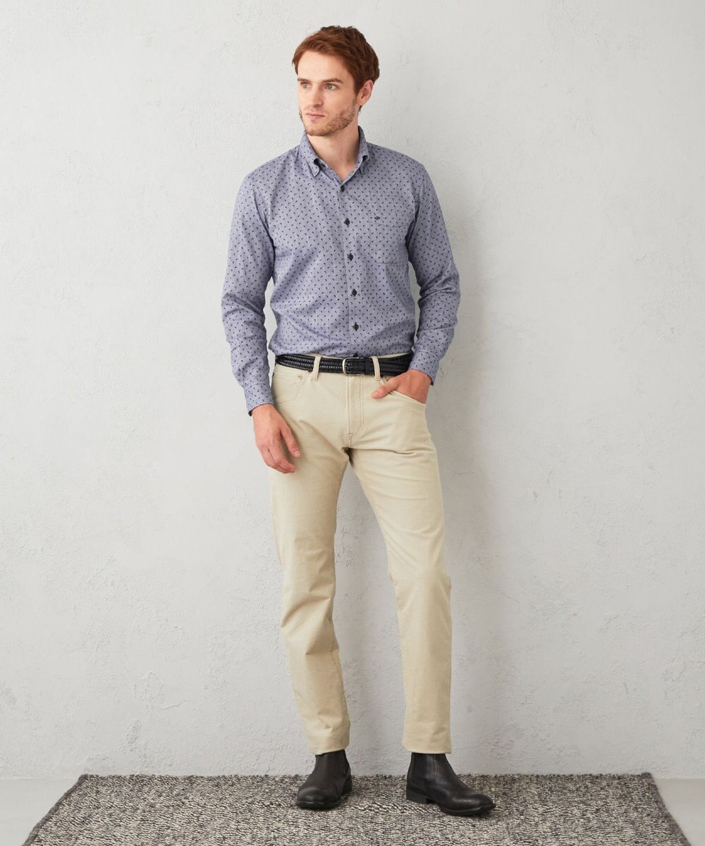 JOSEPH ABBOUD 【裏起毛/ストレッチ】5ポケットオーガニックカルゼ パンツ 