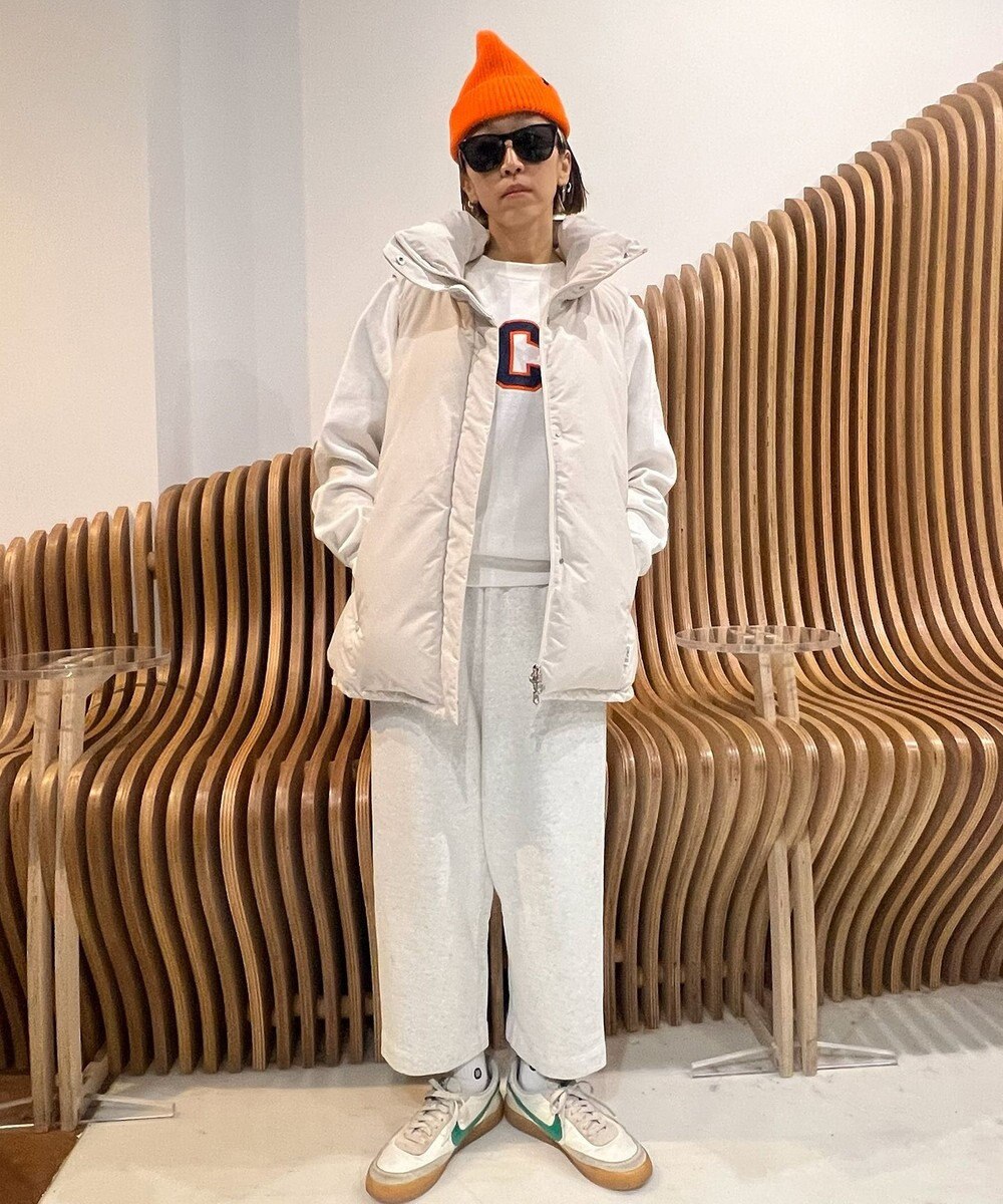 KWD 【日本製/高品質ダウン】STAND COLLAR DOWN VEST ダウンベスト 