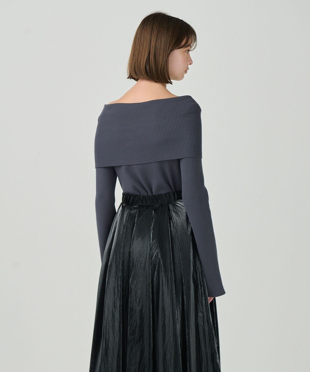 GRACE CONTINENTAL オフショルニットトップ 