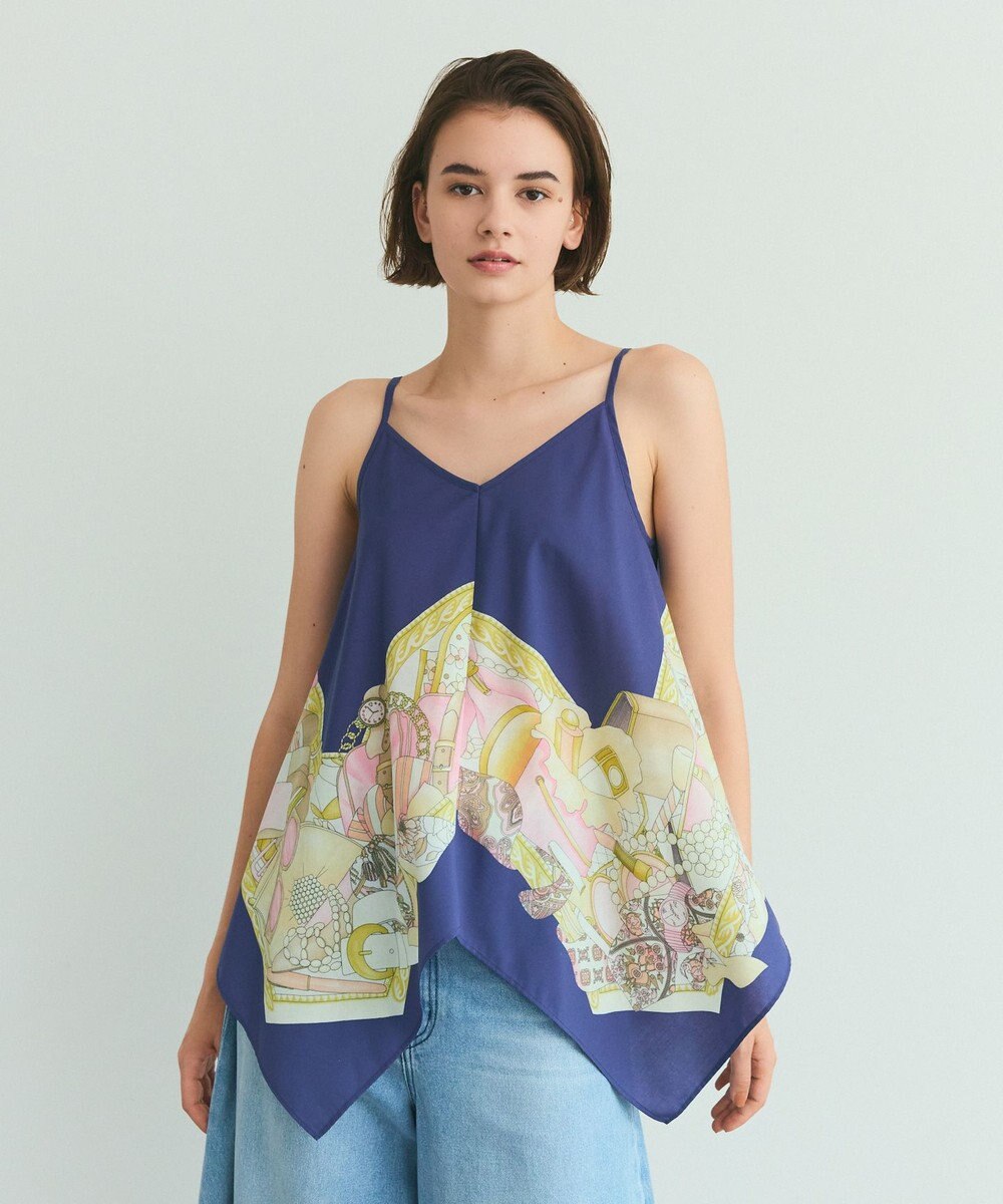 GRACE CONTINENTAL ジュエリースカーフキャミ 