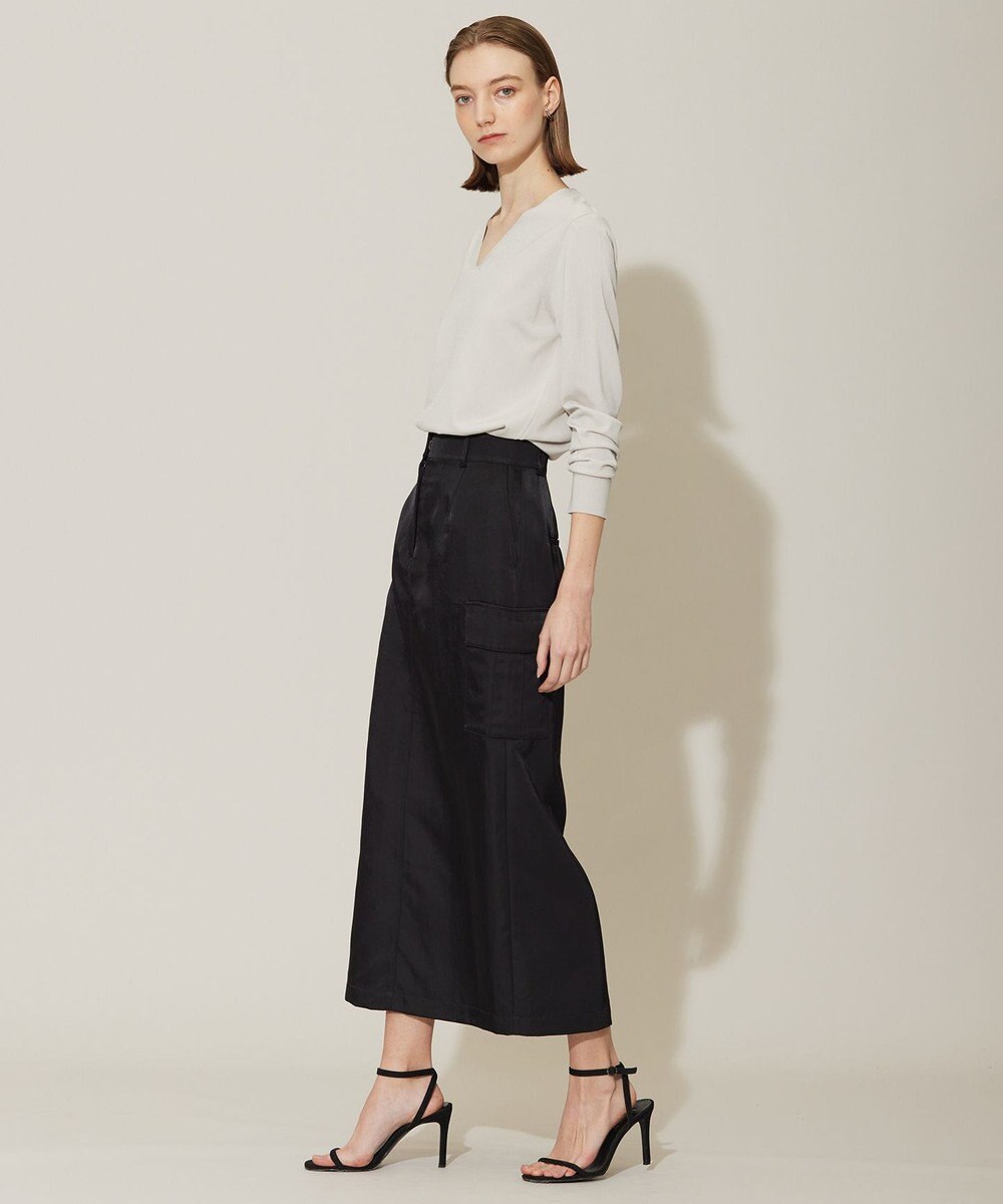 ICB L 【WEB限定カラーあり・接触冷感・UVケア・洗える】 シンセティックハイゲージ Vネックプルオーバー 