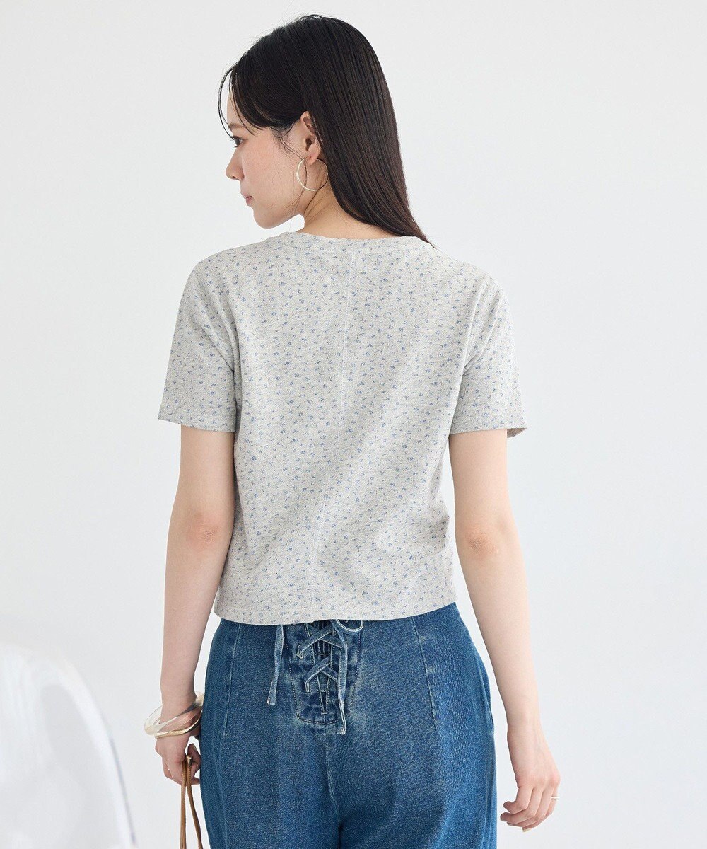 earth music&ecology アイレットミニ裏毛Tシャツ 