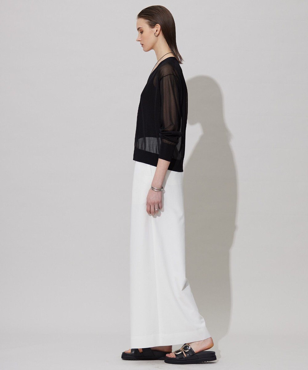 ICB L 【洗える】ドライシアーカーディガン 