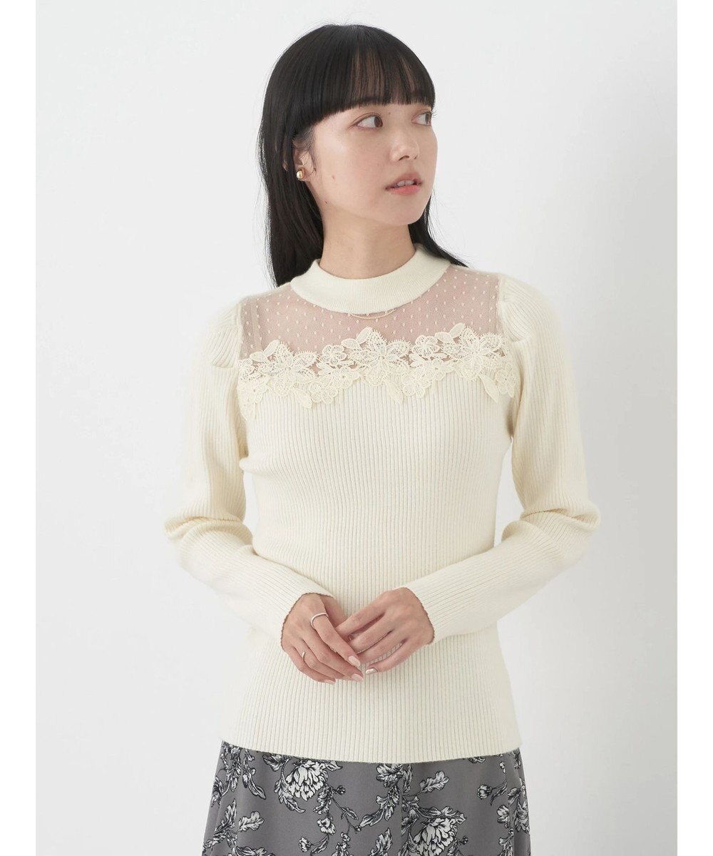 earth music&ecology シアードッキングニットプルオーバー 