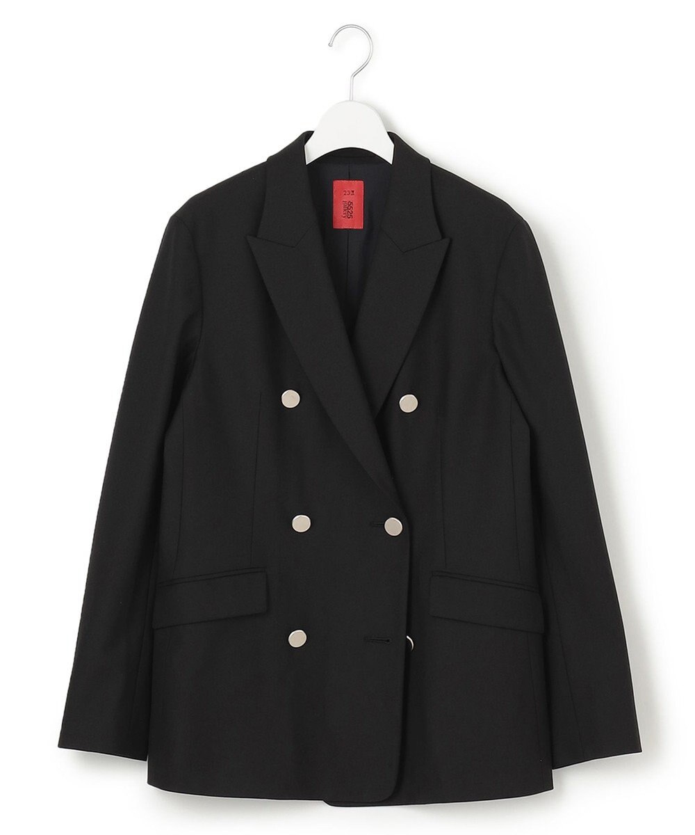 23区 【23区 | 5525gallery】ウールストレッチ ダブル前 ジャケット 