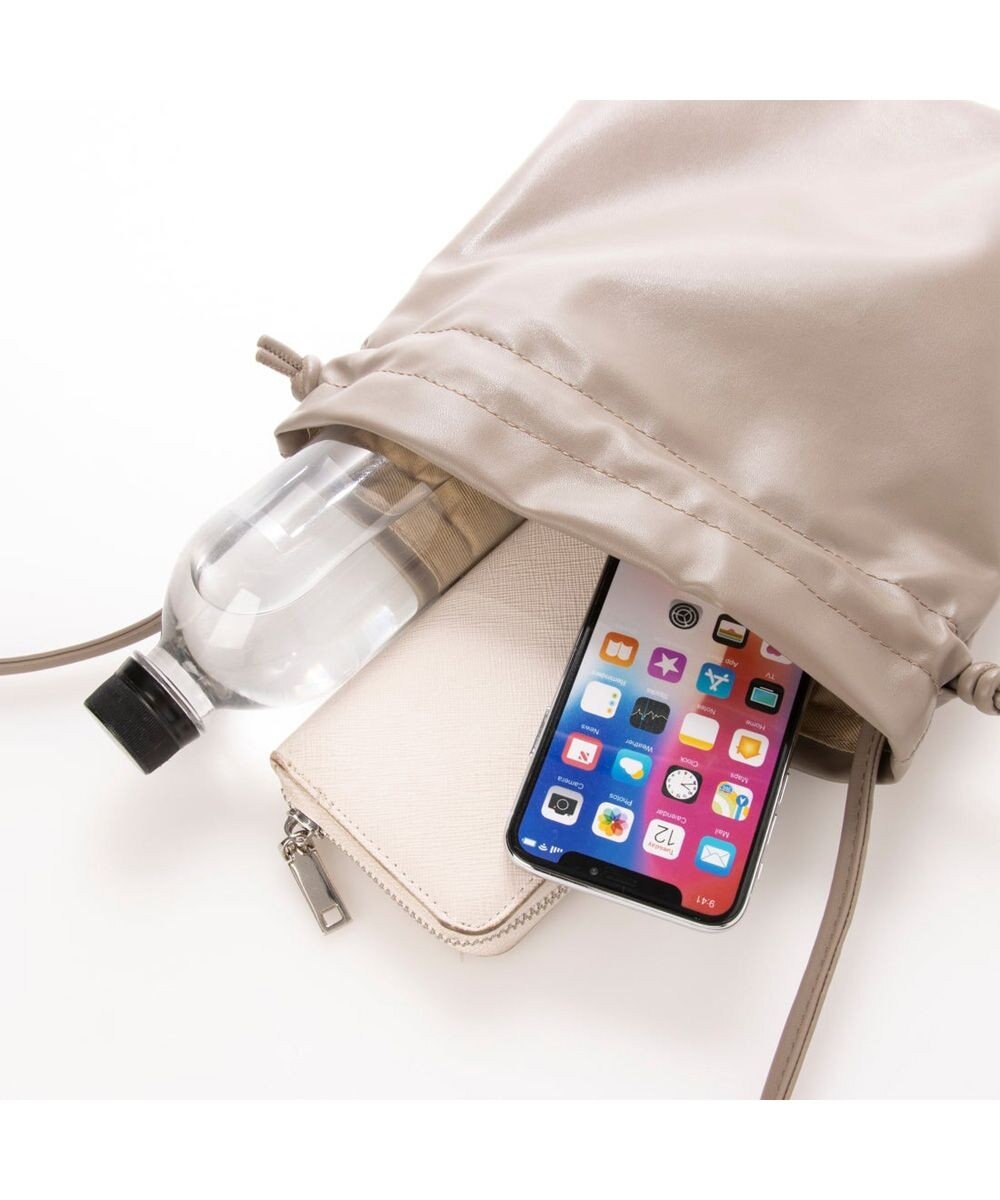 UNBILLION cachecache ギンガムチェックトート付き巾着ショルダー 