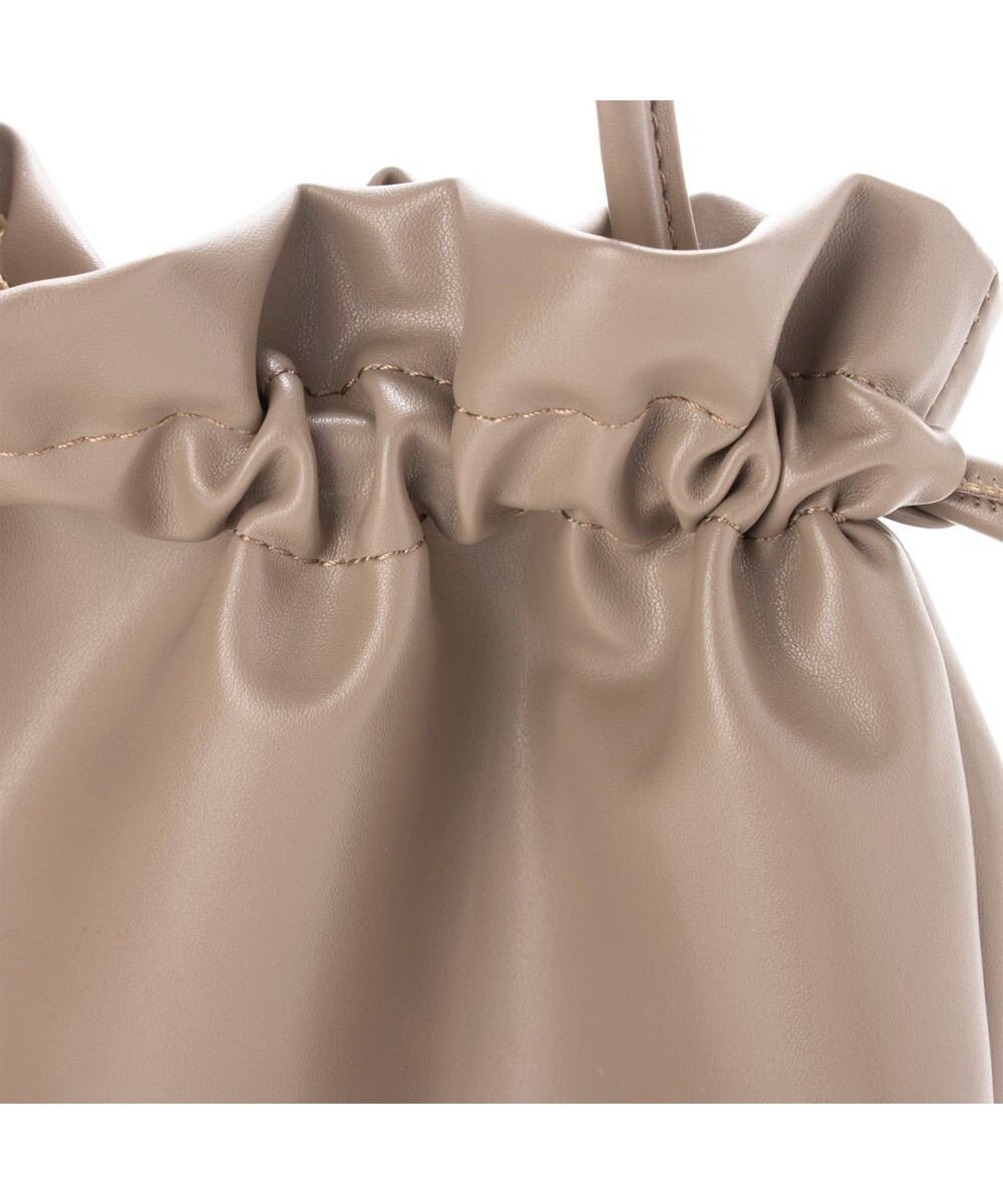 UNBILLION cachecache ギンガムチェックトート付き巾着ショルダー 