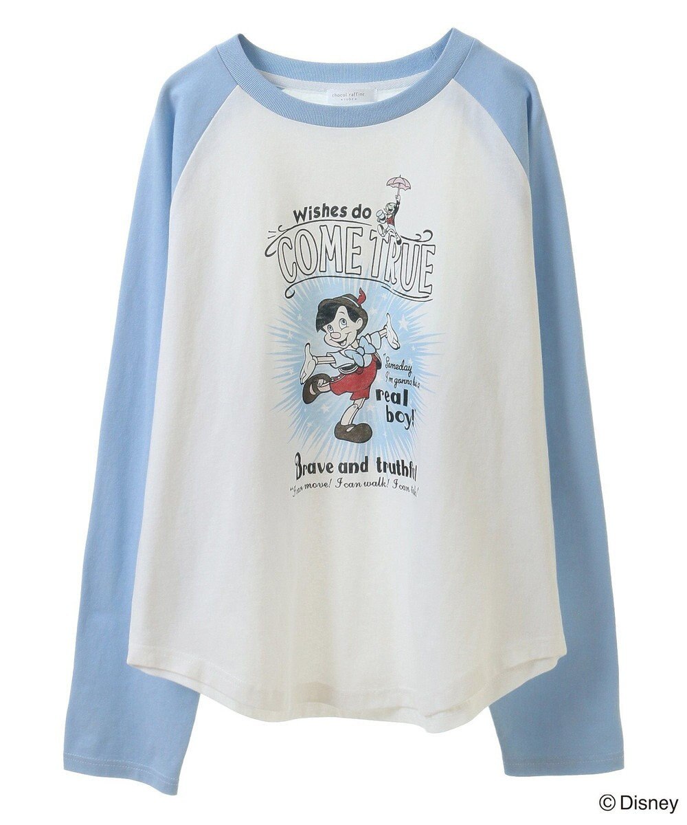 Green Parks ピノキオ／ラグランプリントＴシャツ 