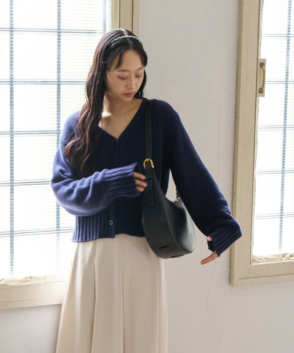 INTER-CHAUSSURES 【CHRISTIAN VILLA】ミディアムサイズレザーホーボーバッグ 