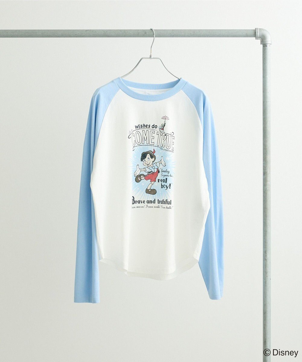 Green Parks ピノキオ／ラグランプリントＴシャツ 