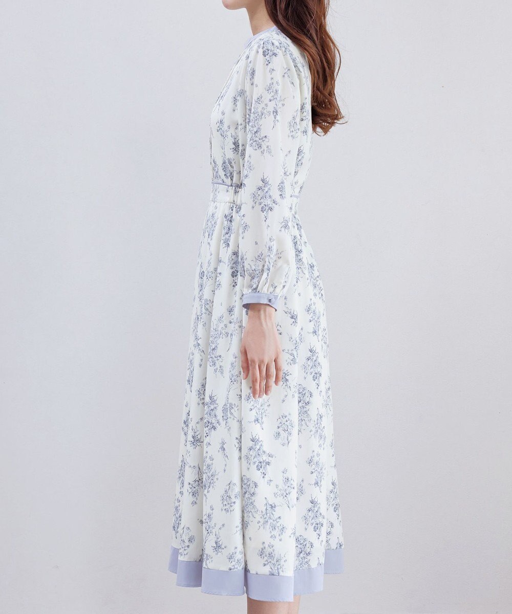 Tiaclasse L 【洗える】トワルドジュイ配色ワンピース 