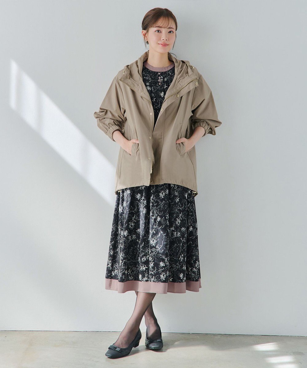 Tiaclasse L 【洗える】トワルドジュイ配色ワンピース 