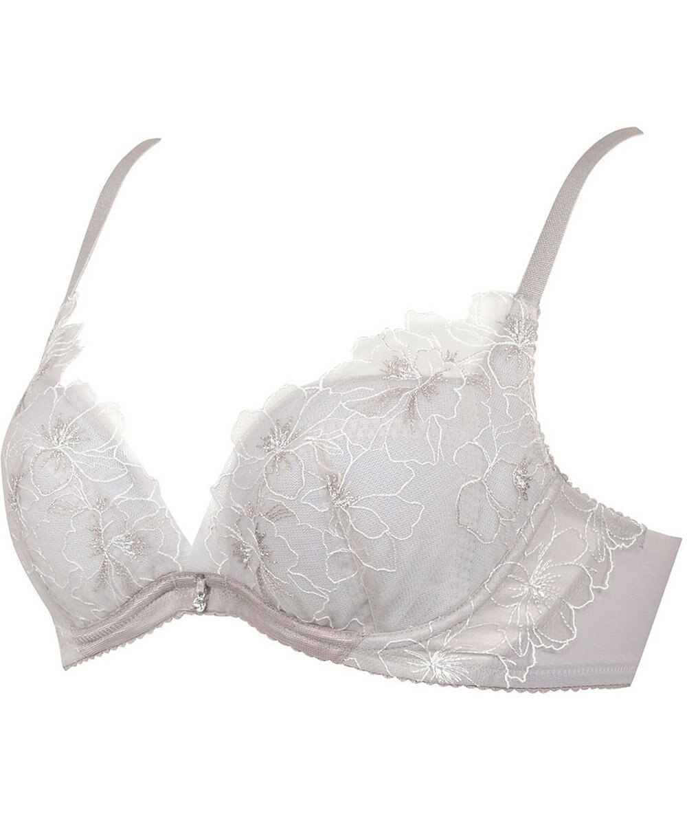 WACOAL 【夏めくブラ】 ブラジャー メッシュ素材(カップ) 吸汗速乾(肌側カップサイド・パッド受け・ワイヤーループ) 背中すっきり レディース BRB465 /ワコール 