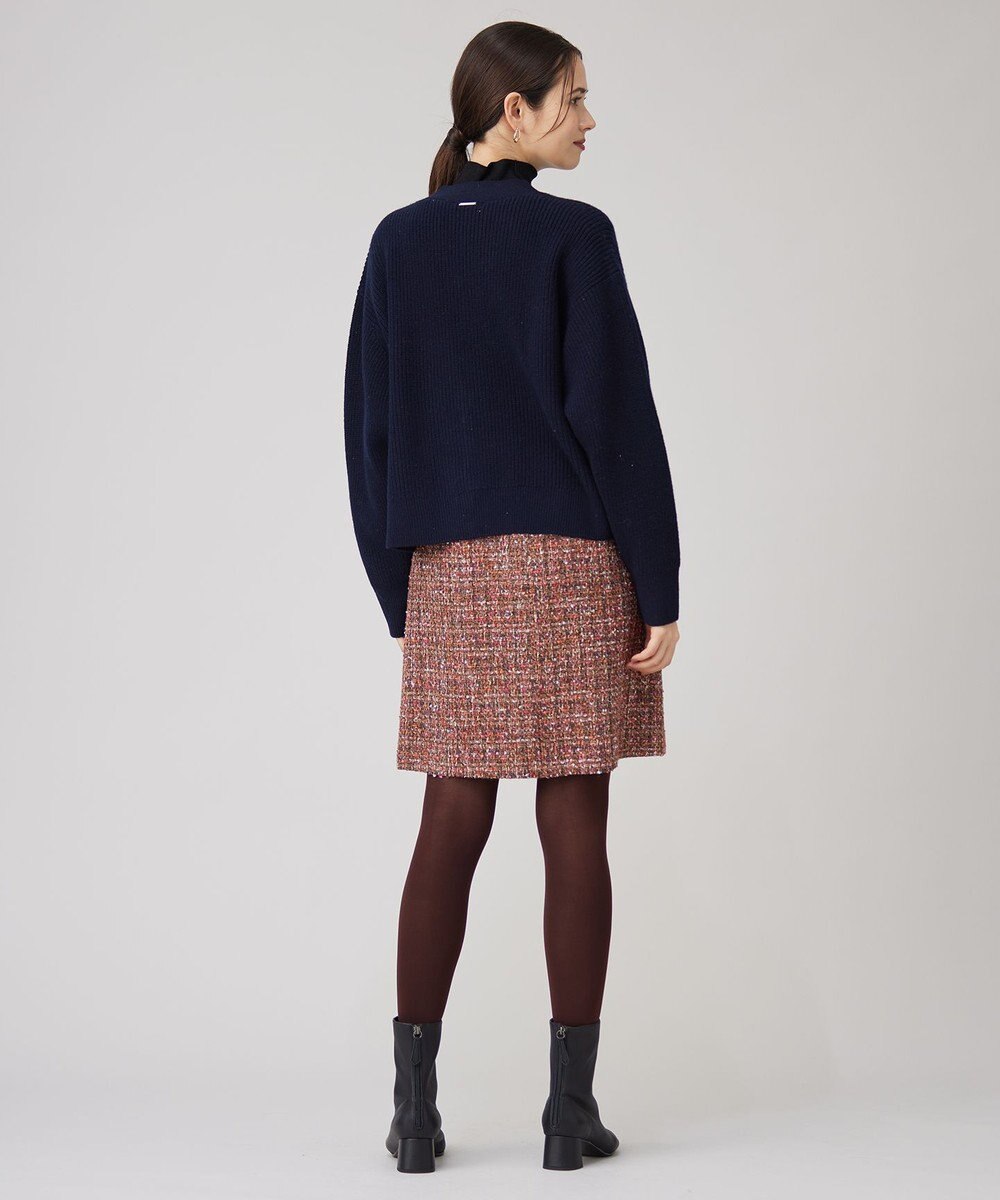 自由区 ラメノットファンシーツイード スカート 