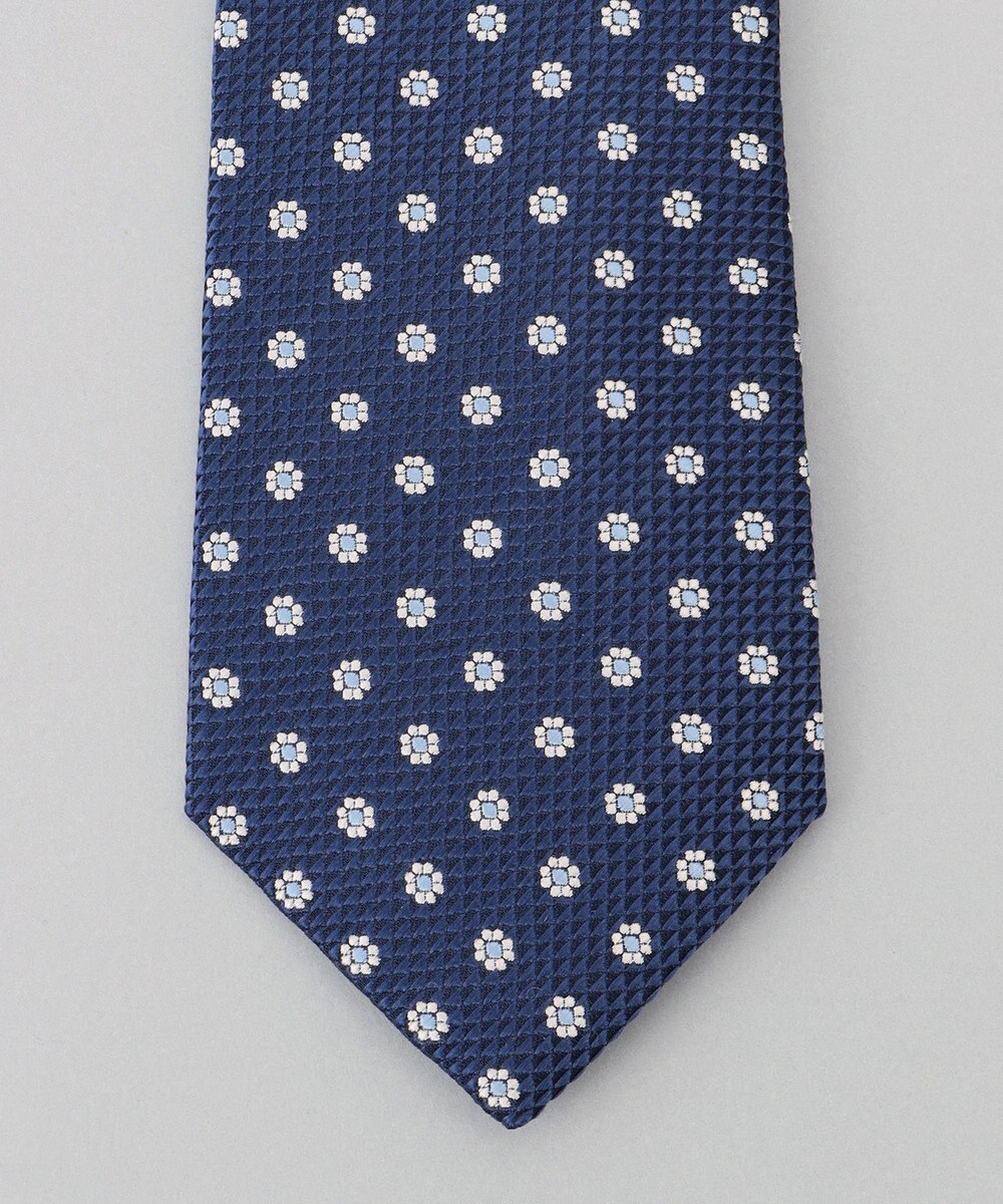 GOTAIRIKU 【日本製】西陣ネクタイ_ネイビー×サックス系 