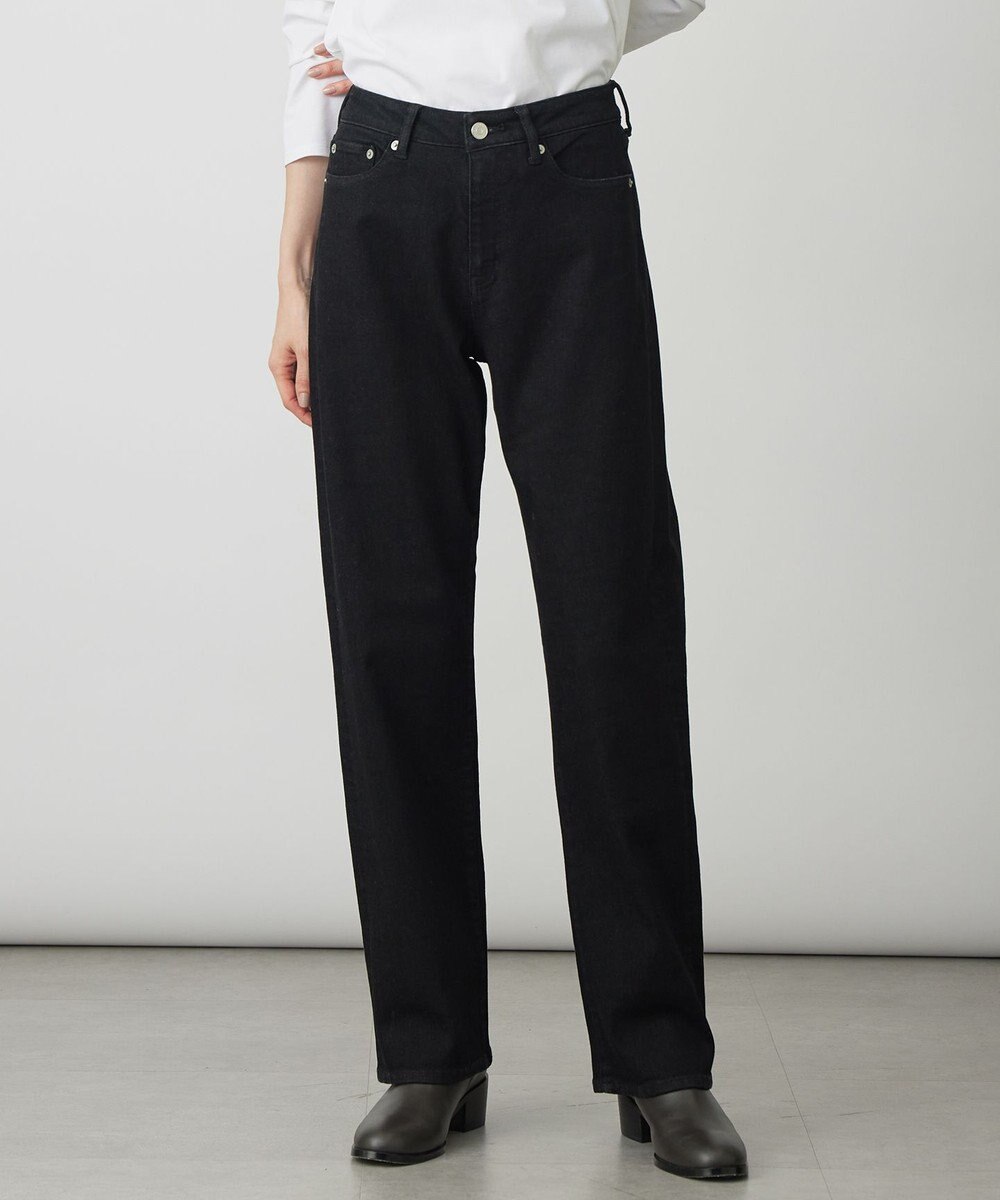 J.PRESS LADIES S 裏起毛ストレッチ デニム パンツ 