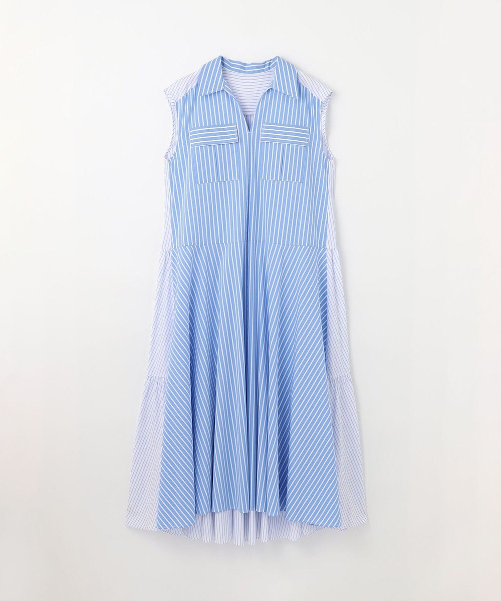 GRACE CONTINENTAL ティアードコンビシャツワンピース 