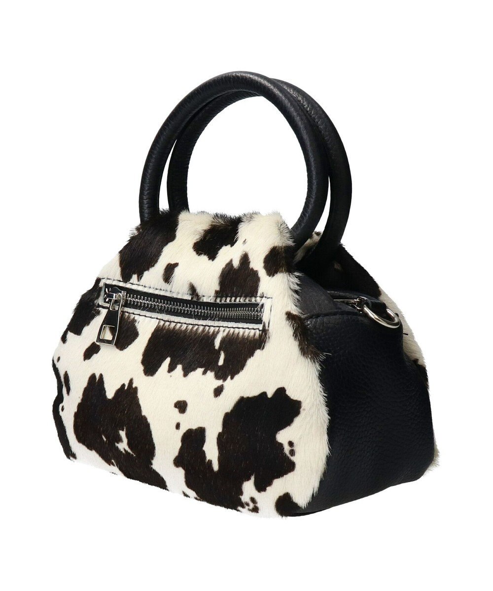 INTER-CHAUSSURES 【ANDREA CARDONE ITALI】異素材コンビハンドバッグ 