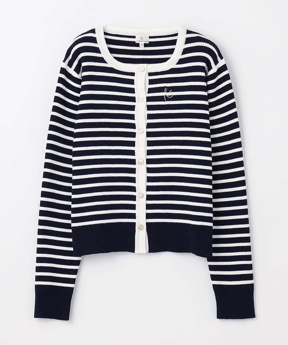 組曲 KIDS 【150-160cm】ボーダーカーディガン 