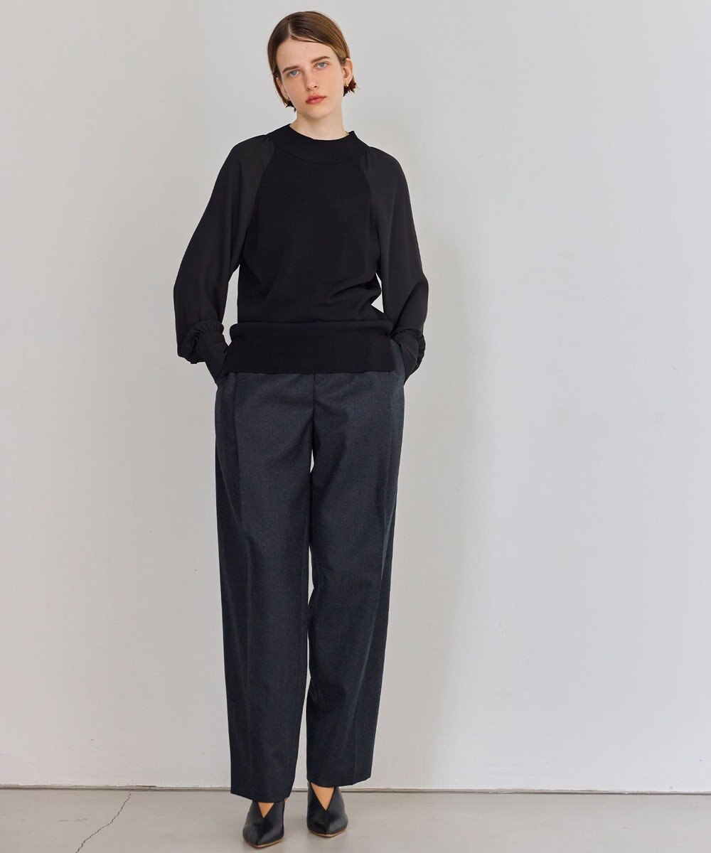 BEIGE， BOSQUET / ウールカービータックパンツ 