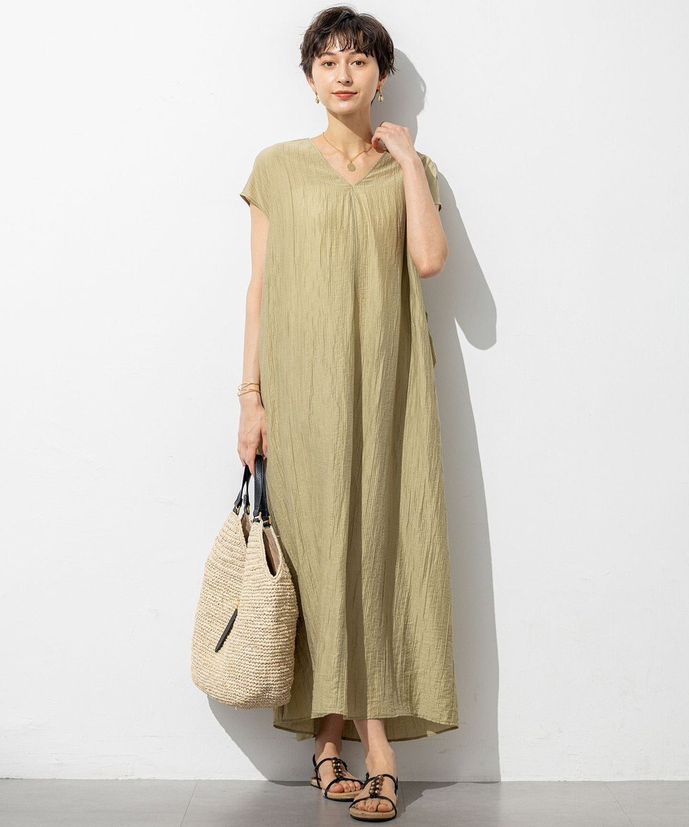 23区 S 【SLOW/一部店舗限定】ナチュラルピケワッシャー ワンピース 