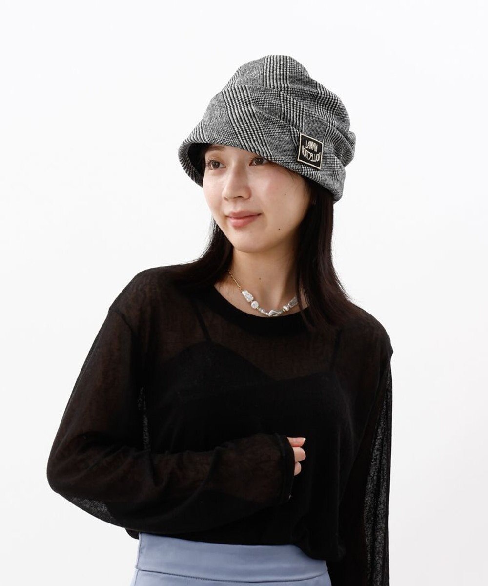 AURORA 【 LANVIN COLLECTION（ランバン コレクション） 】ドレープクロッシェハット 