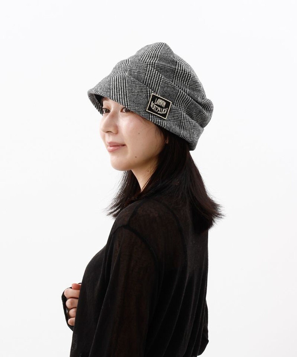 AURORA 【 LANVIN COLLECTION（ランバン コレクション） 】ドレープクロッシェハット 