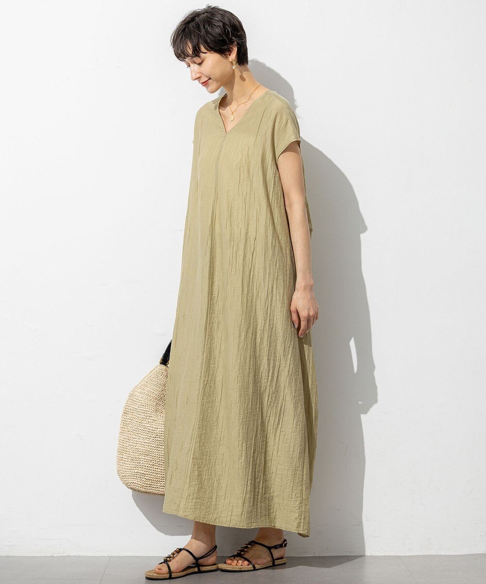 23区 S 【SLOW/一部店舗限定】ナチュラルピケワッシャー ワンピース 