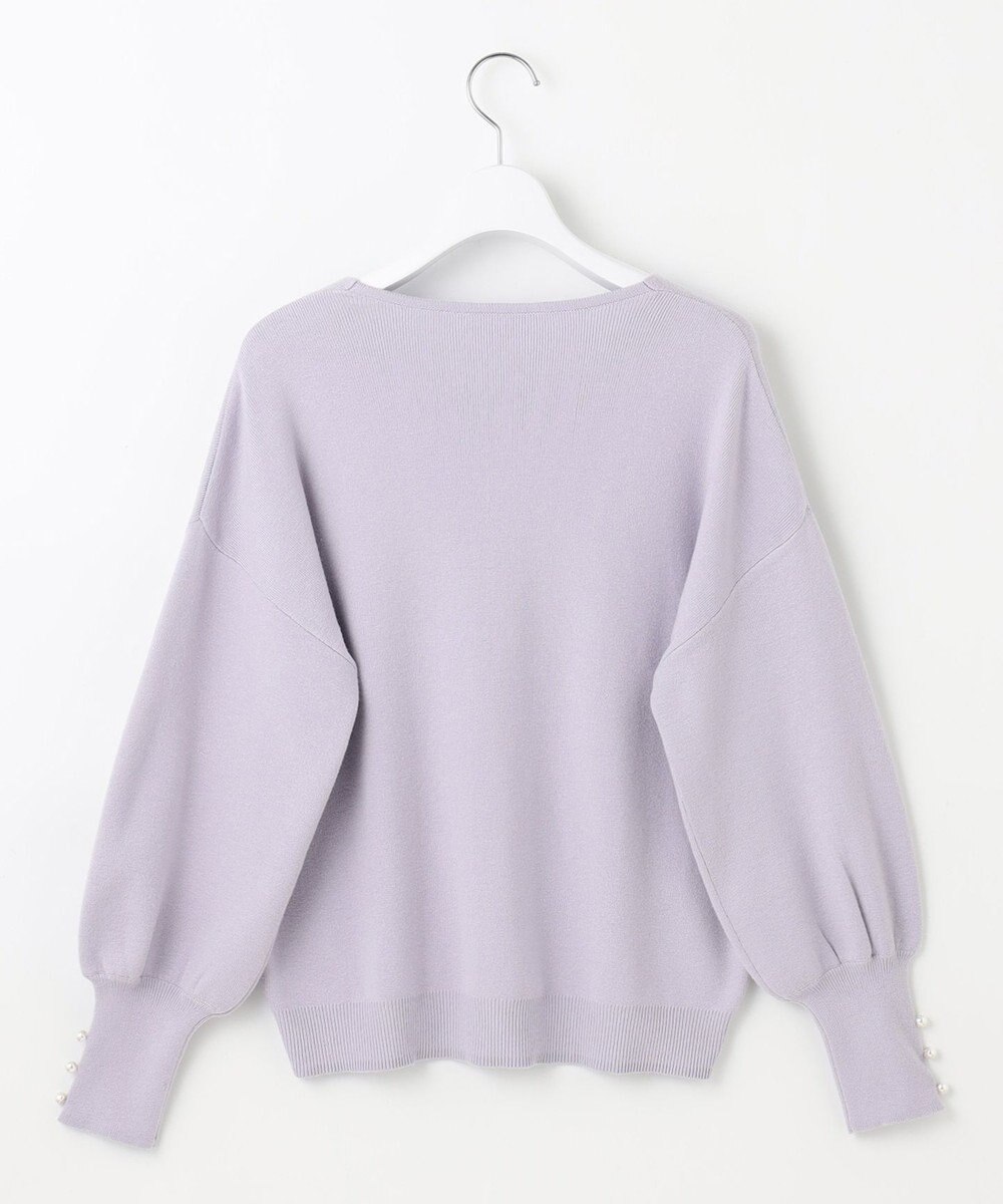 Feroux 【洗える】Vネック プルオーバー ニット 