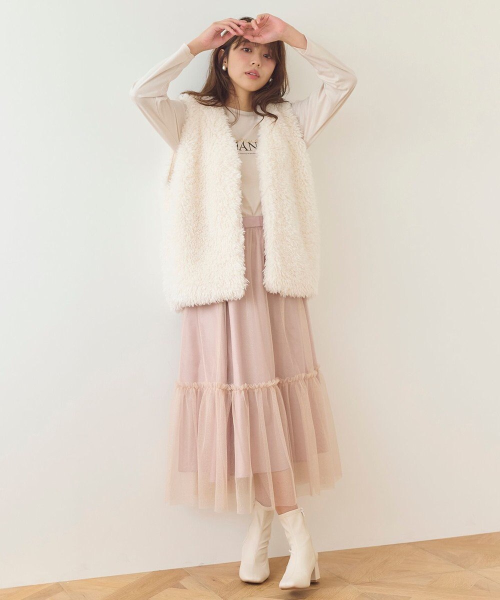 Feroux 【洗える】プリントＴシャツ 