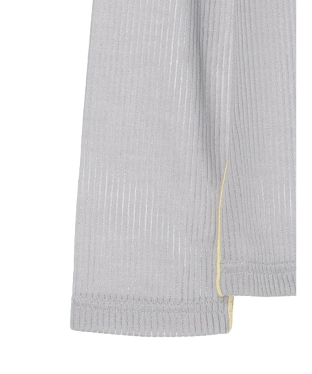 Green Parks 配色ステッチシアーリブプルオーバー 