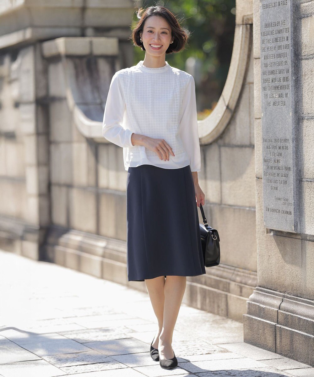 J.PRESS LADIES L レースコンビ カットソー 