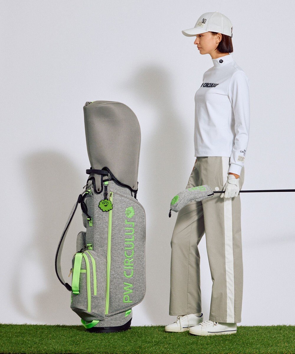 PW CIRCULUS 【WOMEN】サイドラインストレートワイドパンツ ゴルフウェア レディース 