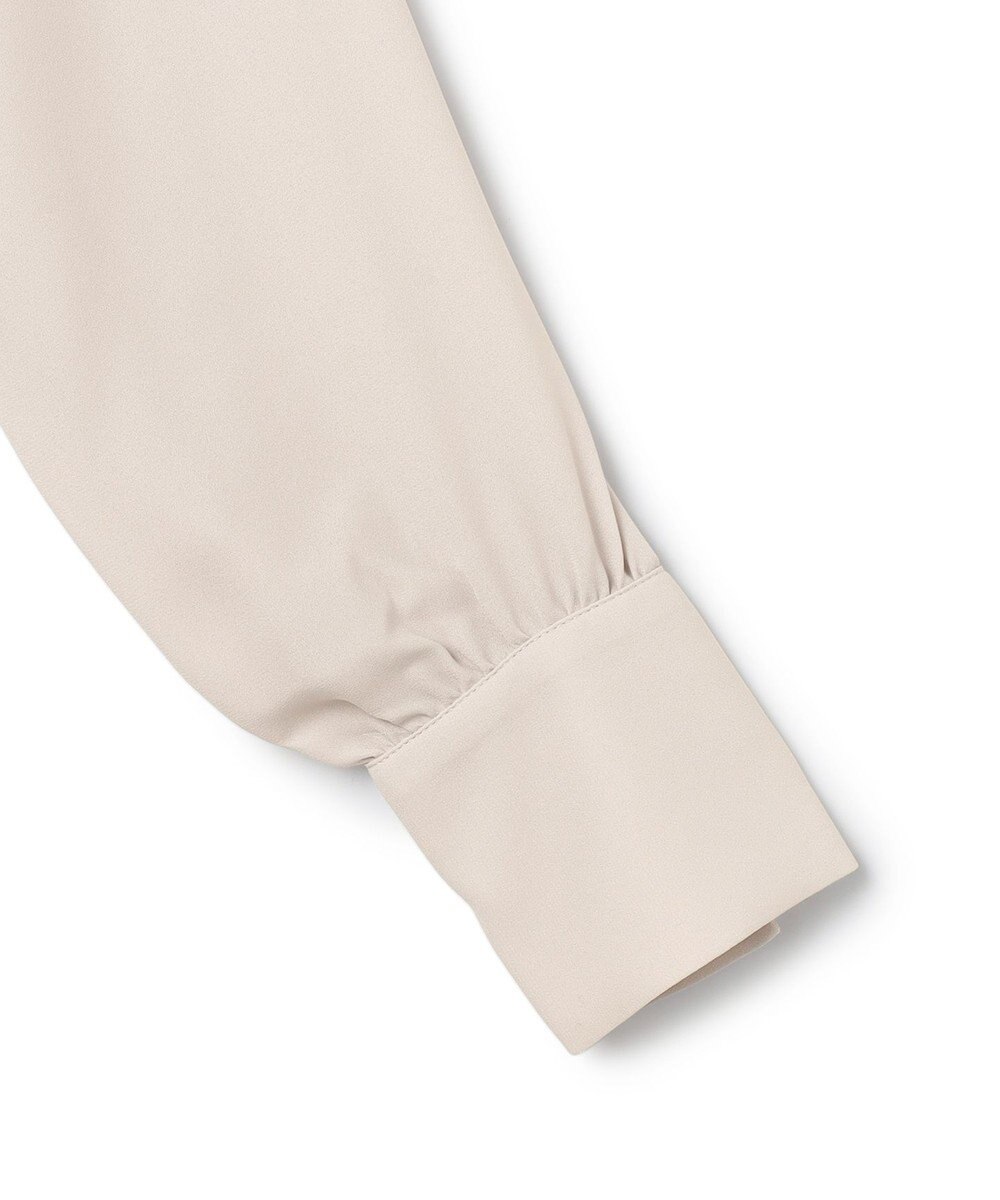 BEIGE， 【WEB限定・洗える】LECERF / 異素材ドッキングストレッチニット 