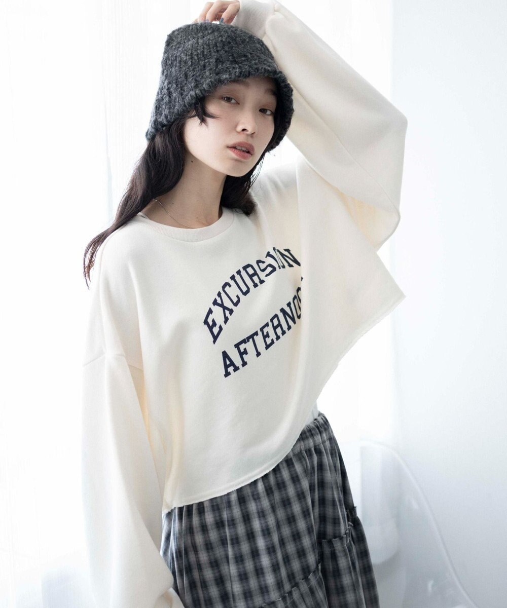 WEGO ヴィンテージライクショートスウェット 